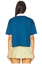 view 3 of 4 Alinia Polo Top in Blue