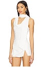 view 2 of 4 Amaly Drape Top in White