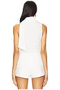 view 3 of 4 Amaly Drape Top in White