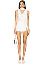 view 4 of 4 Amaly Drape Top in White