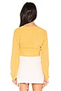 view 3 of 4 TOP CROPPED CHEYENNE in Yellow Stripe