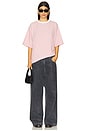view 4 of 5 Dylin Oversized Tee in Red Stripe