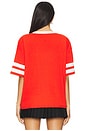 view 3 of 4 Milena Jersey Top in Red