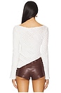 view 4 of 5 Jayne Long Sleeve Top in White
