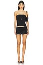 view 4 of 4 Capri Strapless Top in Black