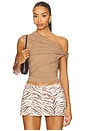 view 1 of 5 Alessia Top in Mocha