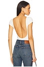 view 1 of 5 Melisa Low Back Bodysuit in White