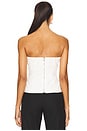 view 3 of 4 Anika Strapless Top in White & Black