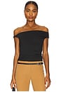 view 1 of 5 Baylie Off Shoulder Top in Black