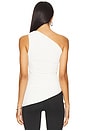 view 4 of 5 Myna Asymmetrical Top in White