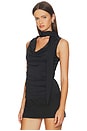 view 3 of 5 Amaly Drape Top in Black