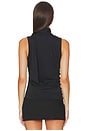 view 4 of 5 Amaly Drape Top in Black