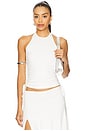 view 1 of 4 Cammie Halter Top in White