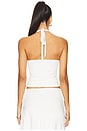 view 3 of 4 Cammie Halter Top in White
