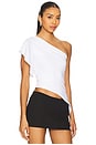 view 2 of 5 Marlene Asymmetrical Top in white