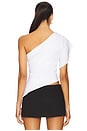 view 4 of 5 Marlene Asymmetrical Top in white