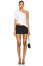 view 5 of 5 Marlene Asymmetrical Top in white