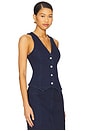 view 2 of 4 Darlah Denim Vest Top in Dark Denim