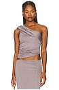 view 1 of 5 Alizette Top in Grey