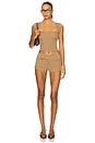 view 4 of 5 Agnes Top in Camel Stripe