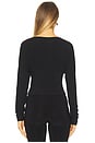 view 3 of 4 Cece Dolman Sleeve Top In Black in Black