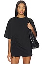 view 1 of 4 Piper Ruched Top in Black