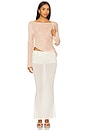 view 4 of 5 Jayne Long Sleeve Top in Blush
