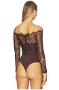 view 4 of 5 Rivka Off Shoulder Bodysuit in Brown