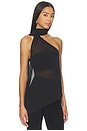 view 2 of 5 Gabriette Choker Top in Black