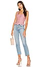 view 4 of 4 Zena Button Front Top in Blush