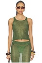 view 1 of 5 Miranda Knit Top in Olive Green
