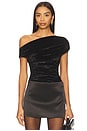 view 1 of 4 Ruth Asymmetrical Top in Black