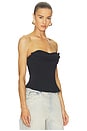 view 2 of 4 Hestia Strapless Top in Black