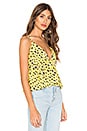view 2 of 4 TOP PÉPLUM POPPY in Yellow Leopard