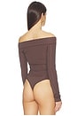 view 4 of 5 Jillian Bodysuit in Brown