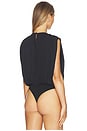 view 4 of 5 Kalley Deep V Bodysuit in Black