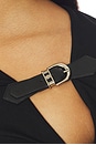 view 6 of 6 Analeah Buckle Top in Black