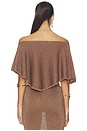 view 3 of 5 Shelly Off Shoulder Top in Brown Metallic