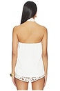 view 3 of 4 Samantha Halter Top in White