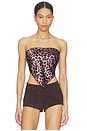 view 1 of 4 Klara Scarf Top in Leopard