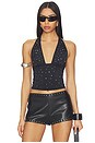 view 1 of 5 Sheren Studded Top in Black