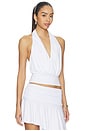 view 2 of 4 Katrina Halter Top in White