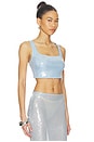 view 2 of 4 Melie Sequin Top in Blue