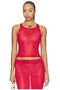 view 1 of 5 Miranda Knit Top in Fire Red