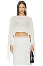 view 1 of 4 Amaya Cape Top in Ivory