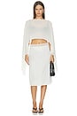 view 4 of 4 Amaya Cape Top in Ivory