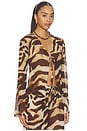 view 2 of 4 OSPREY トップ in Brown Zebra