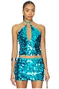 view 1 of 5 CELIA 탑 in Turquoise