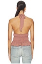 view 3 of 4 Top Halter Ramona in Brown