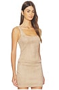 view 2 of 4 Patsie Faux Suede Top in Light Beige